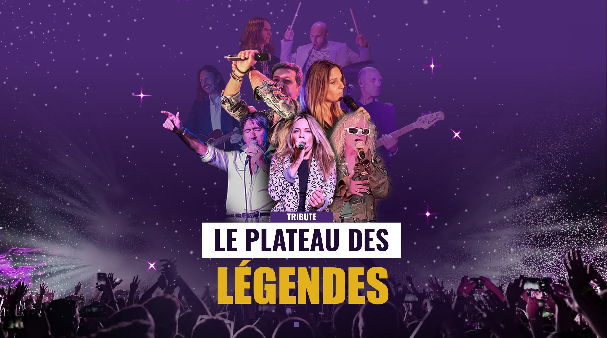 Le Plateau des Légendes en concert, Revue multi-tributes